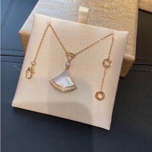 Bulgari Rose Gold and Mother-of-Pearl Necklace